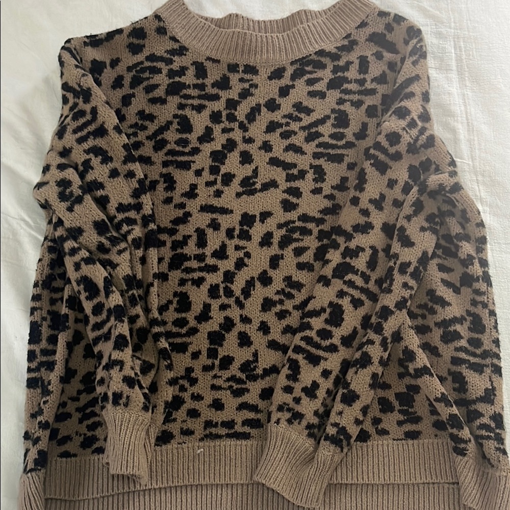 Leopard Print Sweater